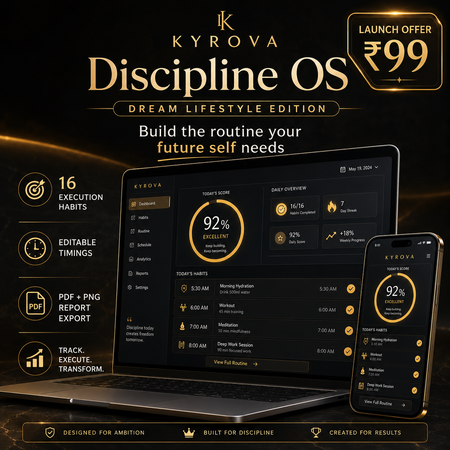 Discipline OS — Rich Lifestyle Edition