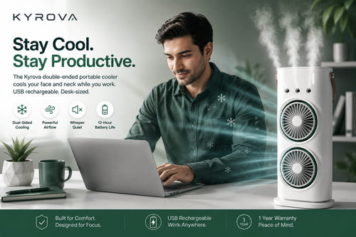 Arctic Breeze Pro- Personal Air Cooler and Mist Fan