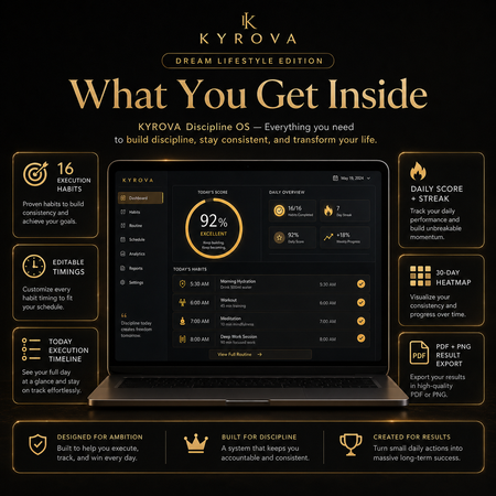 Discipline OS — Rich Lifestyle Edition