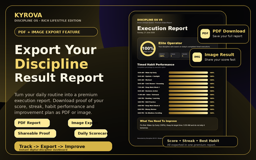 Discipline OS — Rich Lifestyle Edition